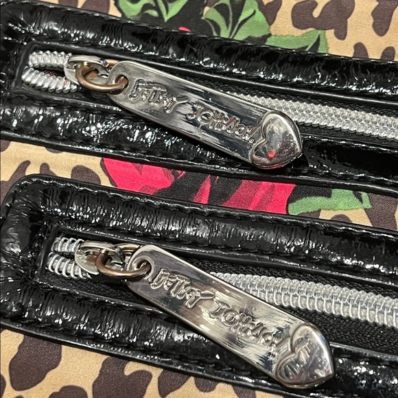 Betsey Johnson Leopard Print Floral Crossbody - Picture 8 of 14